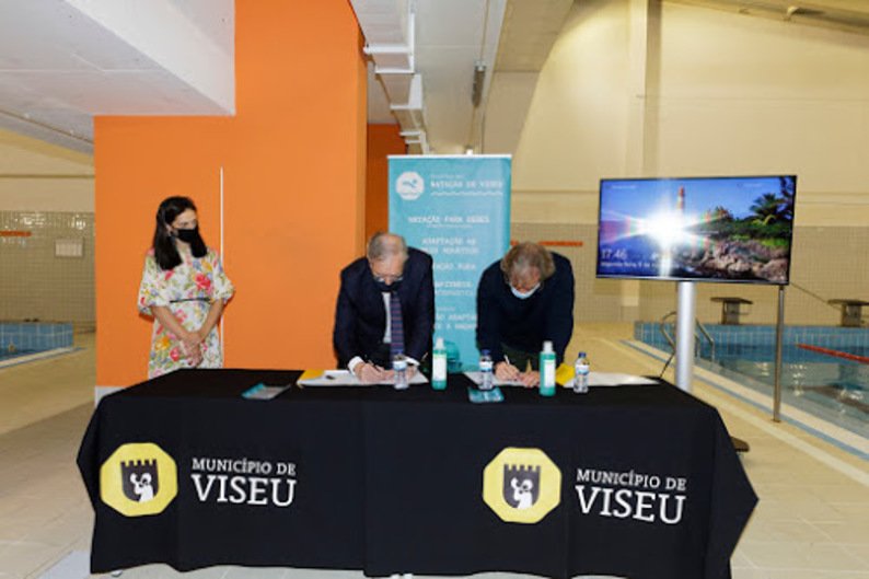 Município de Viseu renova parceria com a Federação Portuguesa de Natação