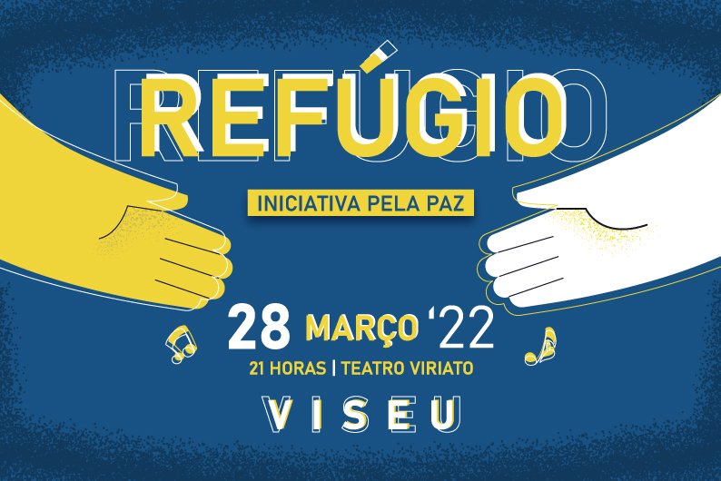 Iniciativa solidária “Refúgio” acontece esta segunda-feira, em Viseu, para apoiar os refugiados