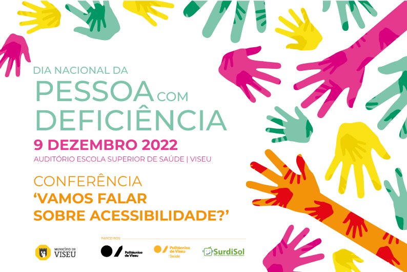 Conferência “Vamos falar sobre acessibilidade?” marca Dia Nacional da Pessoa com Deficiência, em Viseu