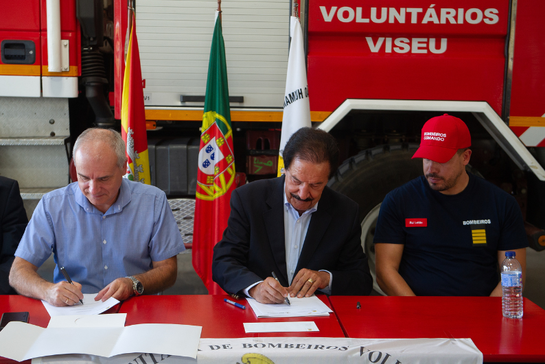Ratificado Protocolo de cooperação e apoio operacional com a Associação Humanitária dos Bombeiros Voluntários de Viseu
