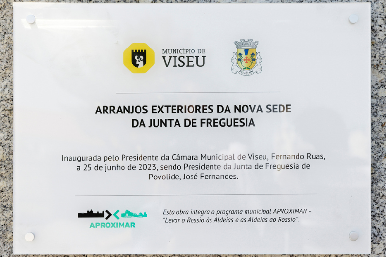 Freguesias de Fragosela, Povolide e Santos-Êvos inauguram requalificações